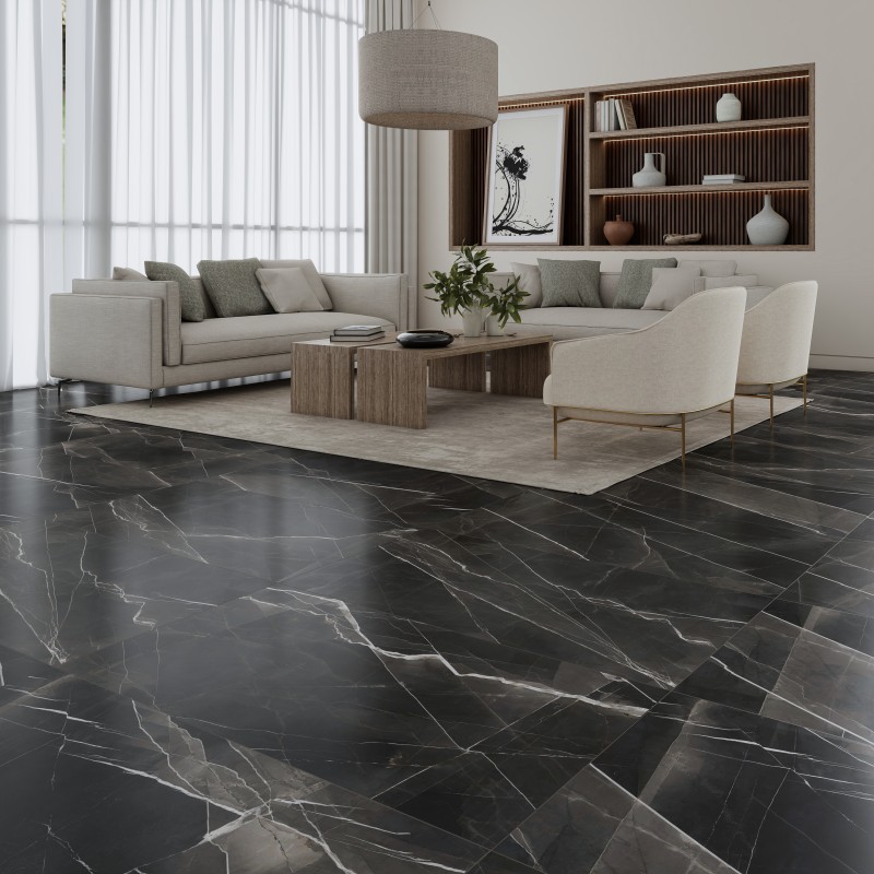 Calacatta Black Satinado 60x120