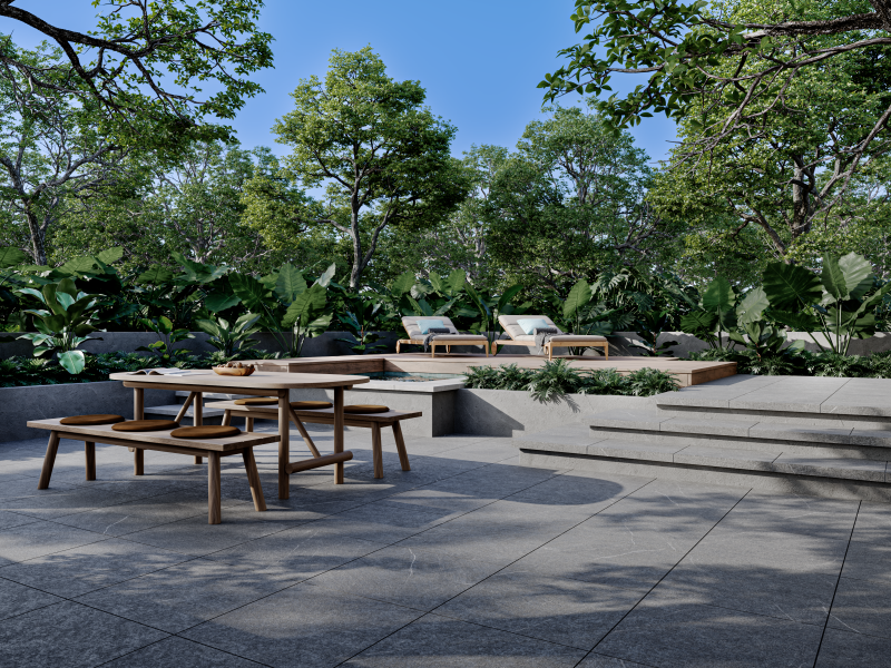 Kiel Dark Mate 60x60 Paver